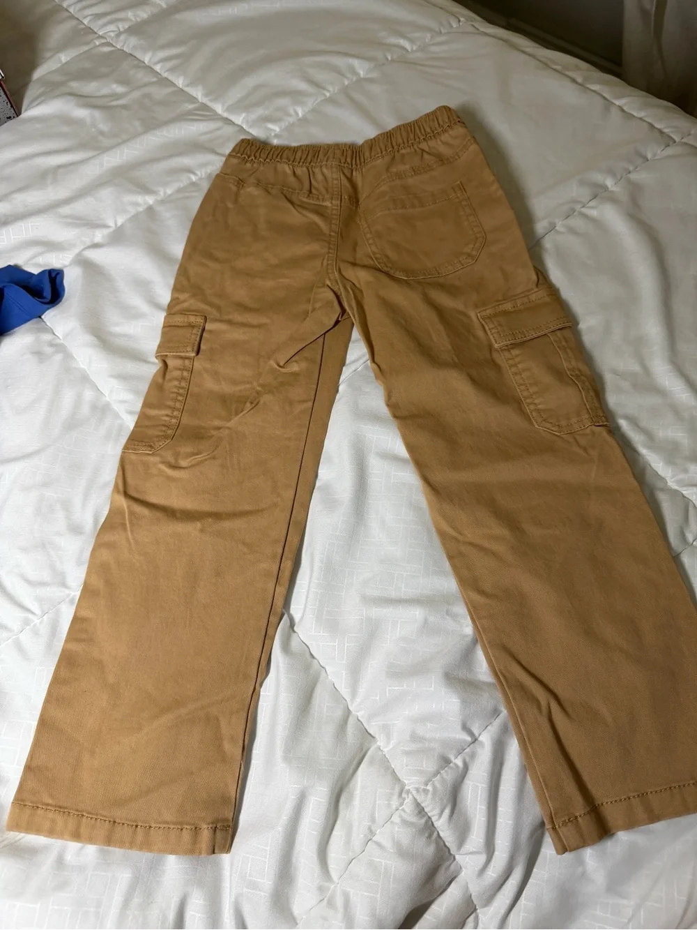 2 pair Cat & Jack Kids' Wide Leg Cargo Pants - Tan and Black (5T)